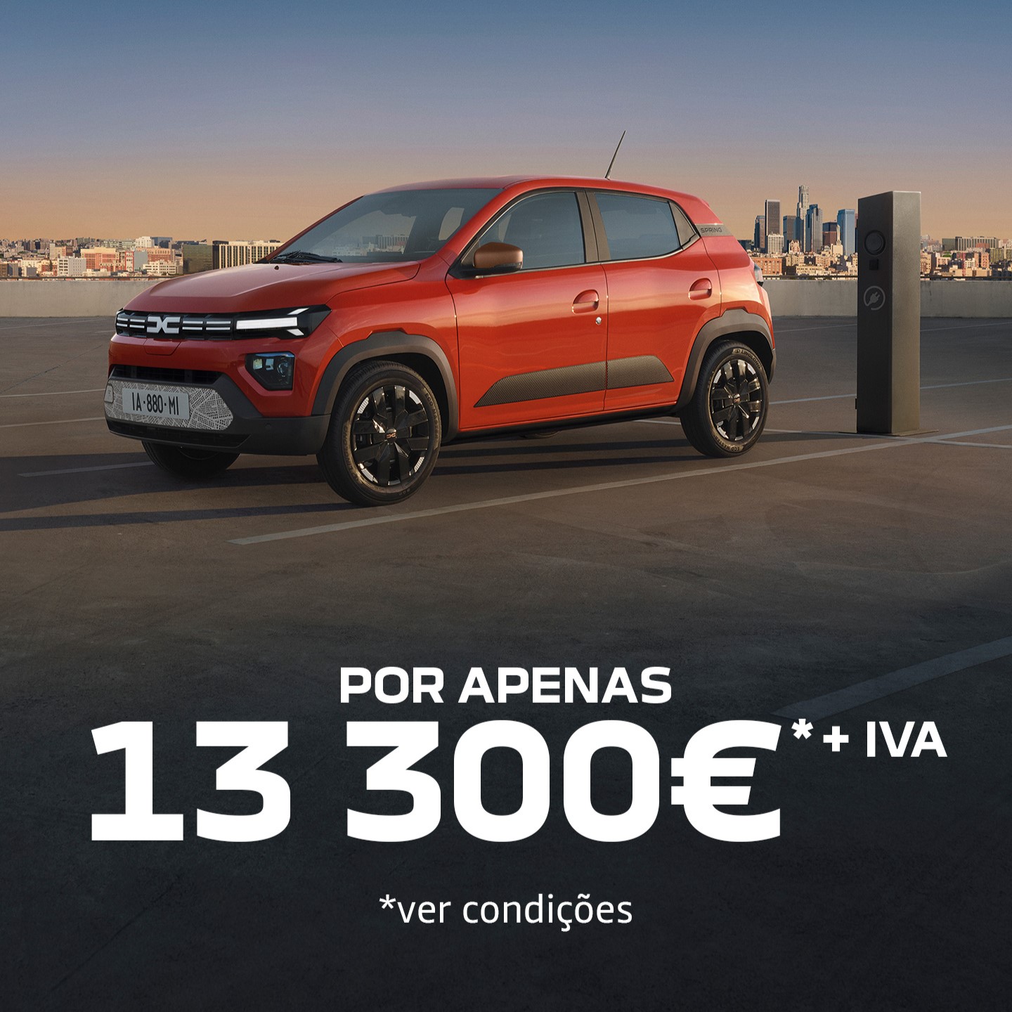 Dacia Spring por 13 300€ + iva